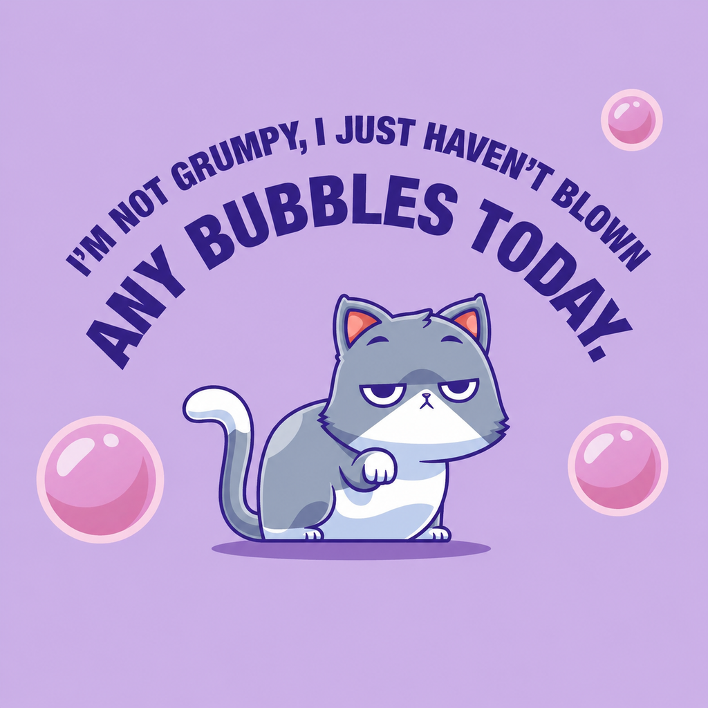 Grumpy Bubble Blower