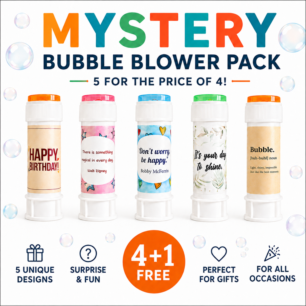 Mystery Bubble Blower Pack - 5 for the Price of 4